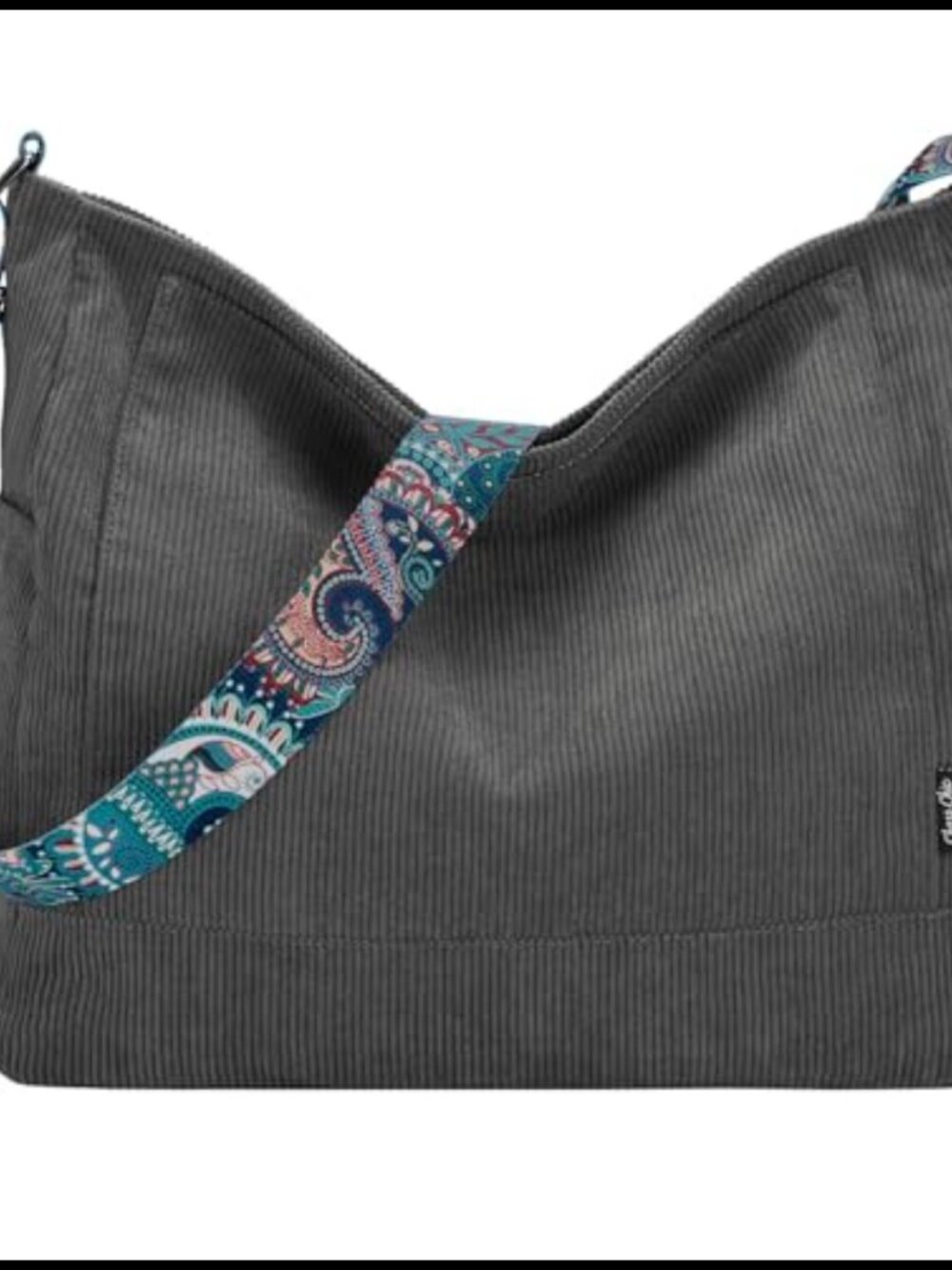 Corduroy Tote Bag Large Messenger Crossbody Hobo Convertible Shoulder Handbag